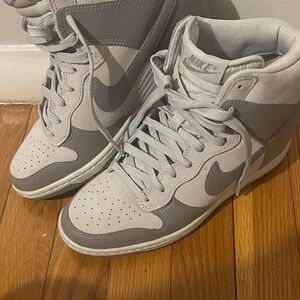 Nike Women's Gray High-Top Sneakers